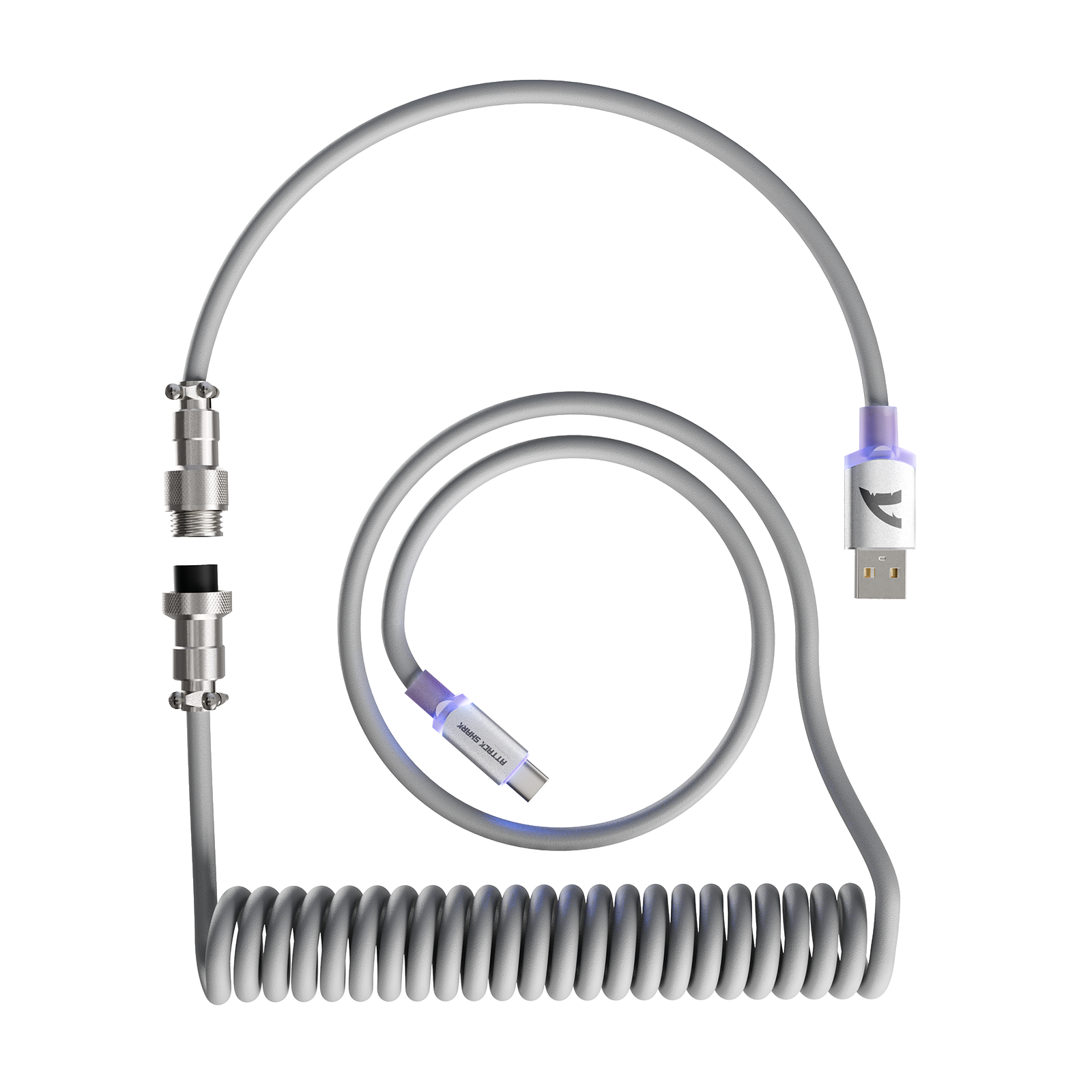 ATTACK SHARK C06 ULTRA Coiled Cable For Mouse
