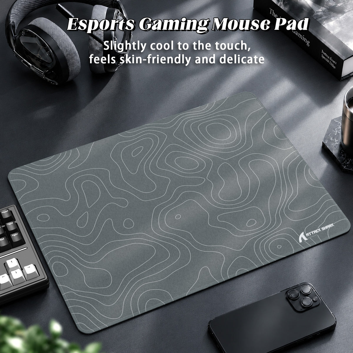 ATTACK SHARK CM02SE eSport Gaming Mousepad (405x305x4 MM)