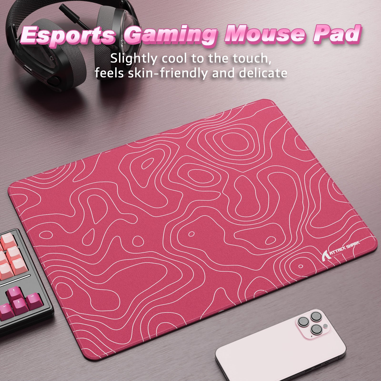 ATTACK SHARK CM02SE eSport Gaming Mousepad (410x310x4 MM)