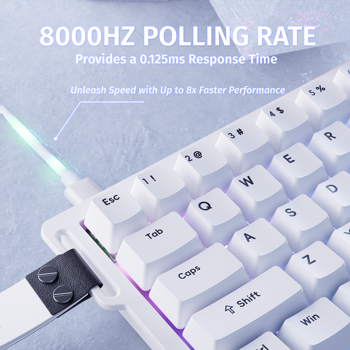 ATTACK SHARK X68 HE Rapid Trigger Keyboard Magnetic Switch