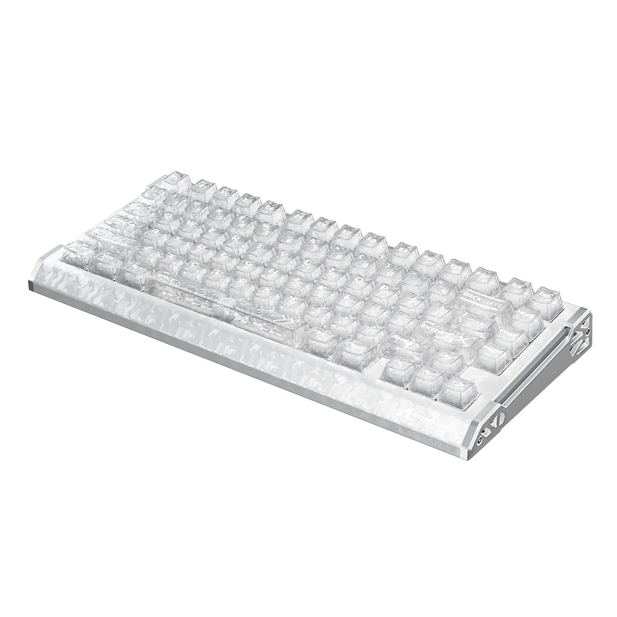 ATTACK SHARK R86 HE Carbon Fiber Wired Rapid Trigger Magnetic Switch Gaming Keyboard with C01 ULTRA RGB Coiled Cable