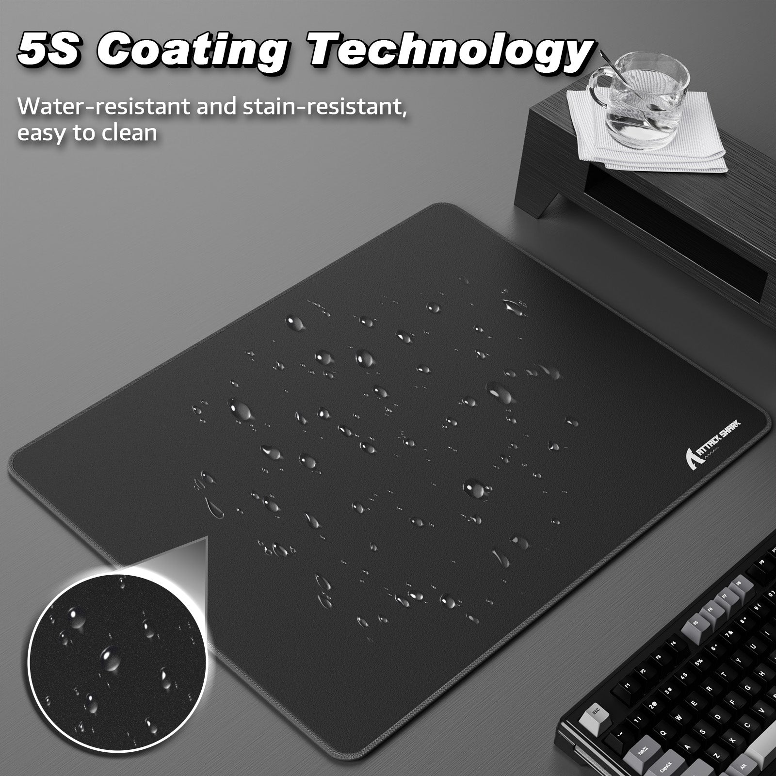 ATTACK SHARK CM02SE eSport Gaming Mousepad (410x310x4 MM)