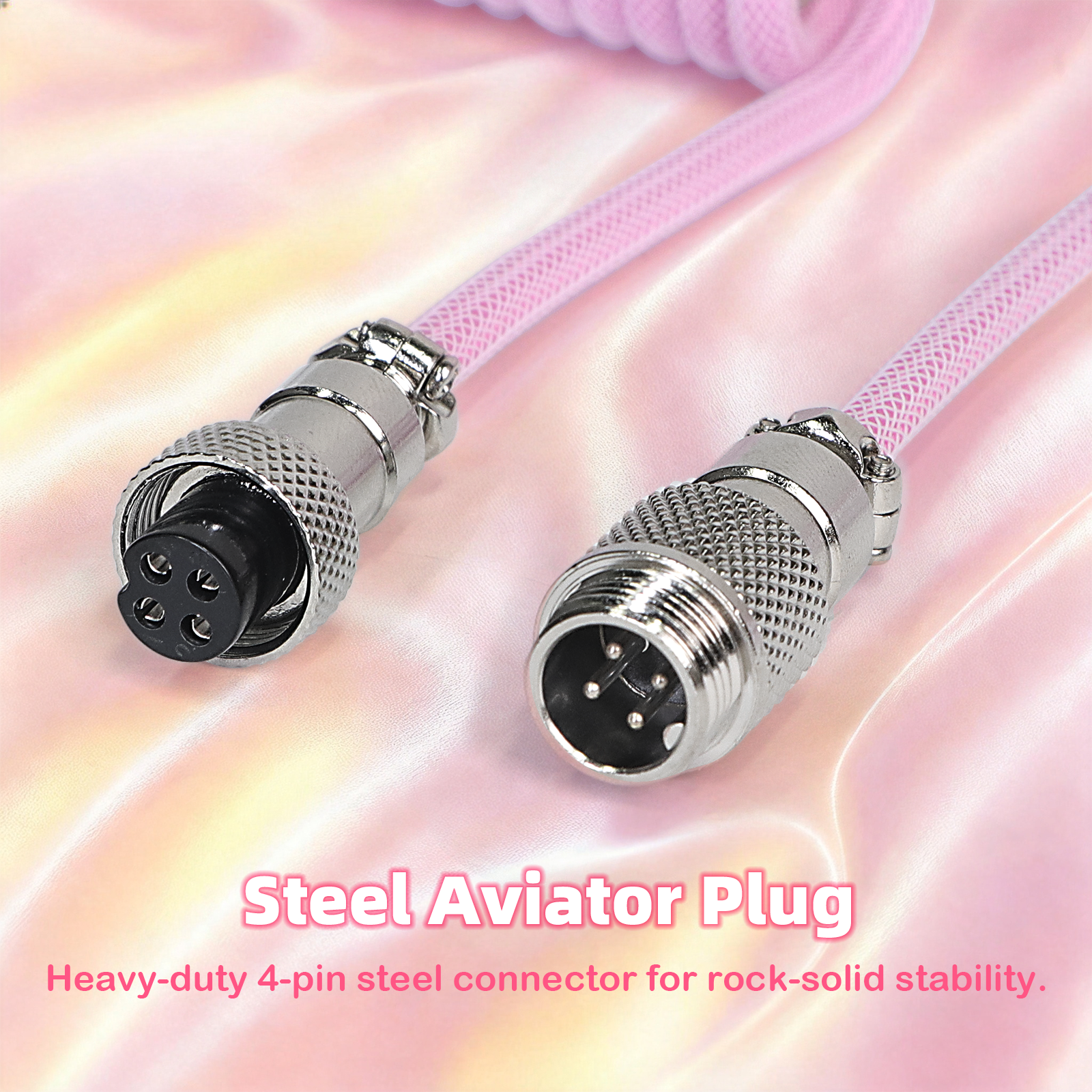 ATTACK SHARK C01ULTIMATE Coiled Cable for 8KHz Magnetic Keyboard