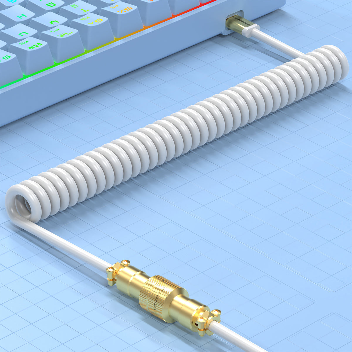 ATTACK SHARK x MAMBASNAKE C02 Coiled Cable