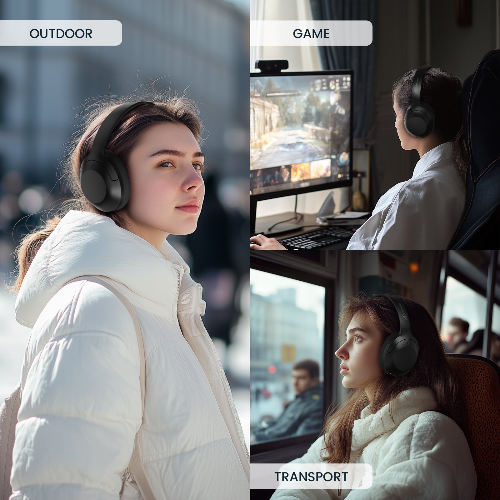 ATTACK SHARK G300 Headphones - Versatile Use Cases