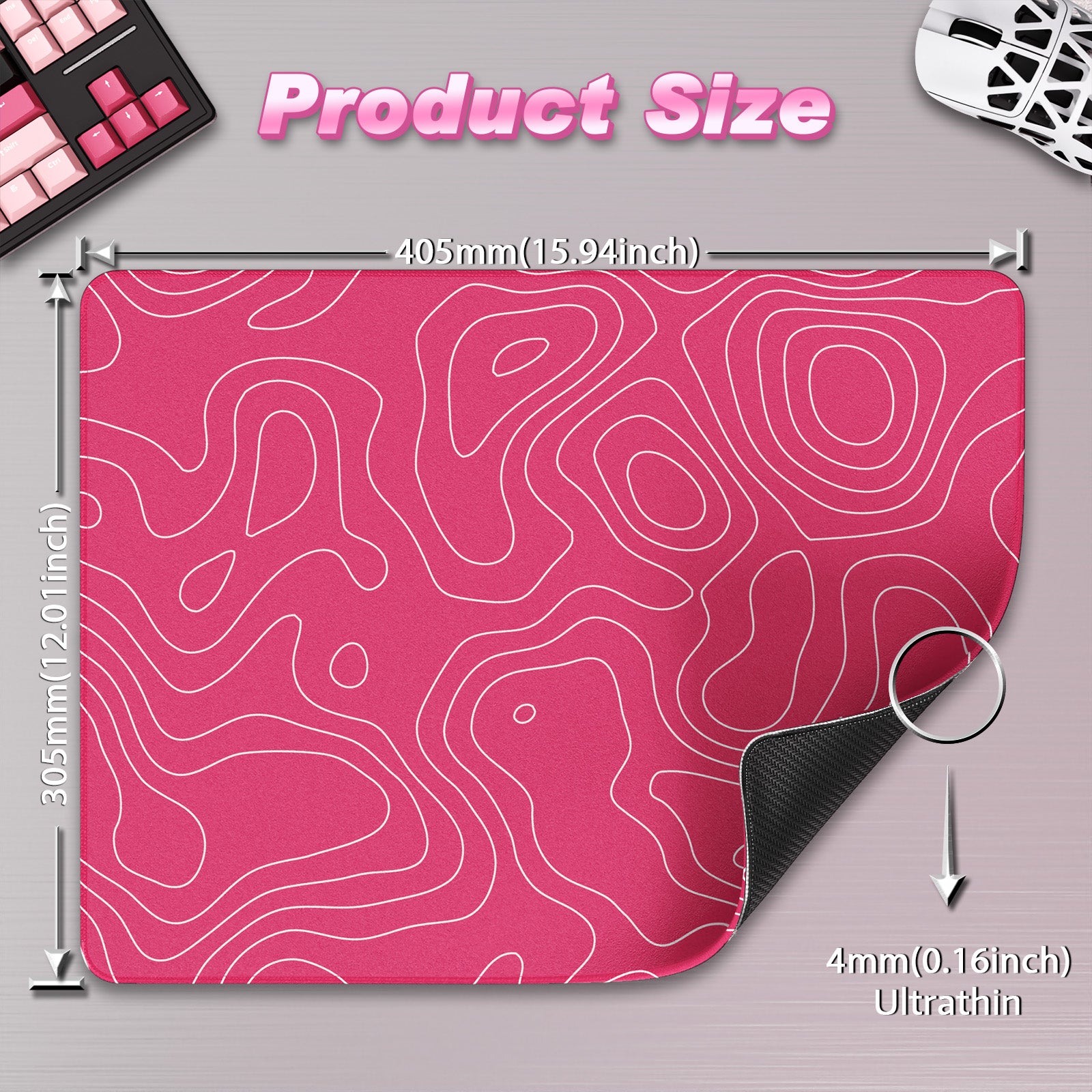 ATTACK SHARK CM02SE eSport Gaming Mousepad (410x310x4 MM)