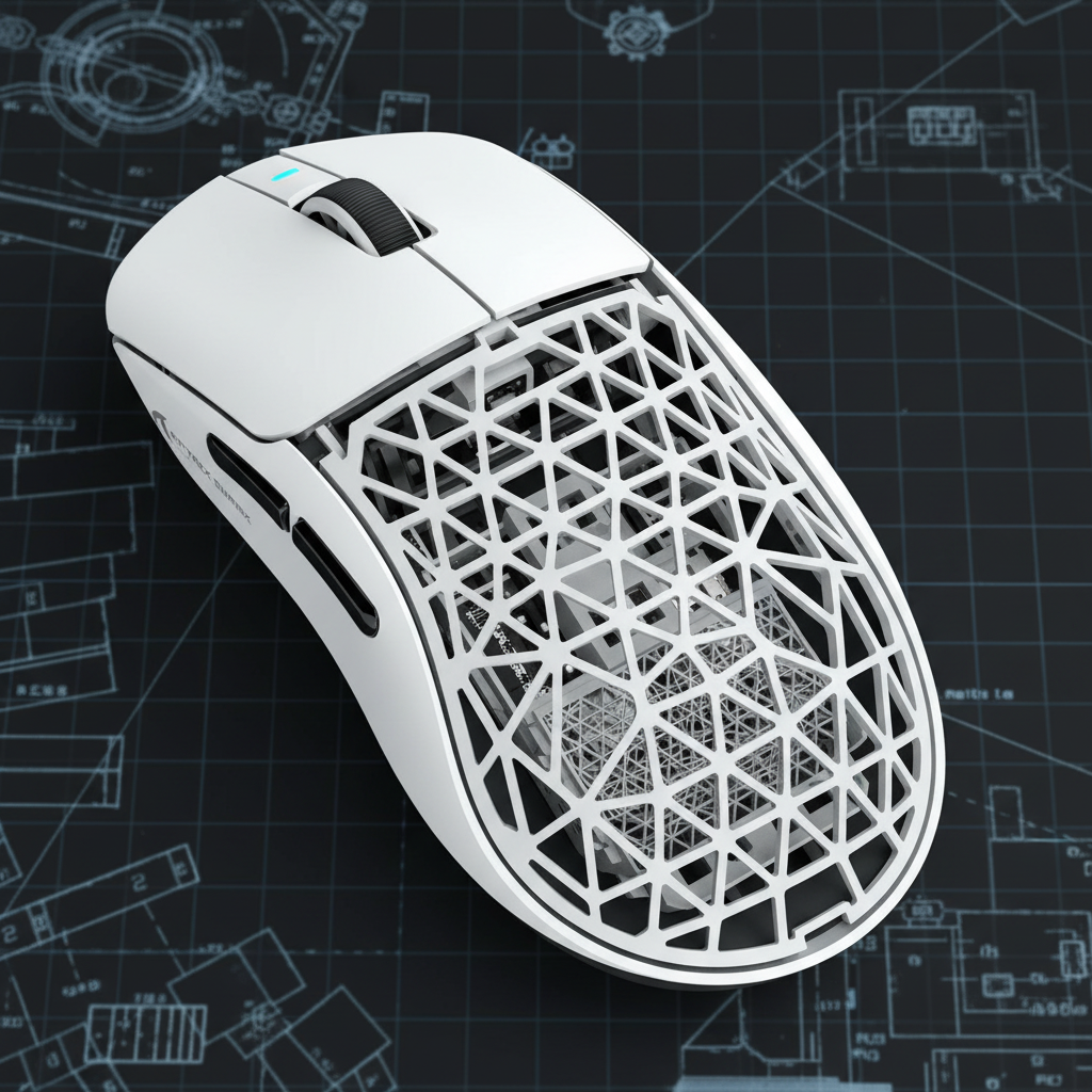 Structural Ribbing Structural Ribbing for Rear-Weighted Flicks in Gaming Mice