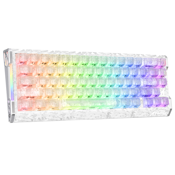 Ice Box Keyboard Mechanical Gaming Keyboards | Hot-Swappable Switches | Tri-Mode