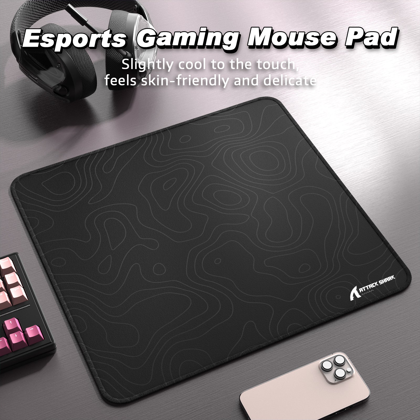 ATTACK SHARK CM02 eSport Gaming Mousepad (450x400x4 MM)