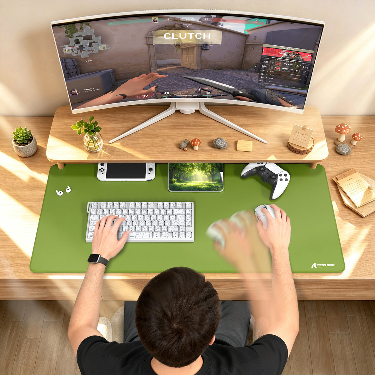 ATTACK SHARK CM02PRO eSport Gaming Mousepad (900x400x4 MM)