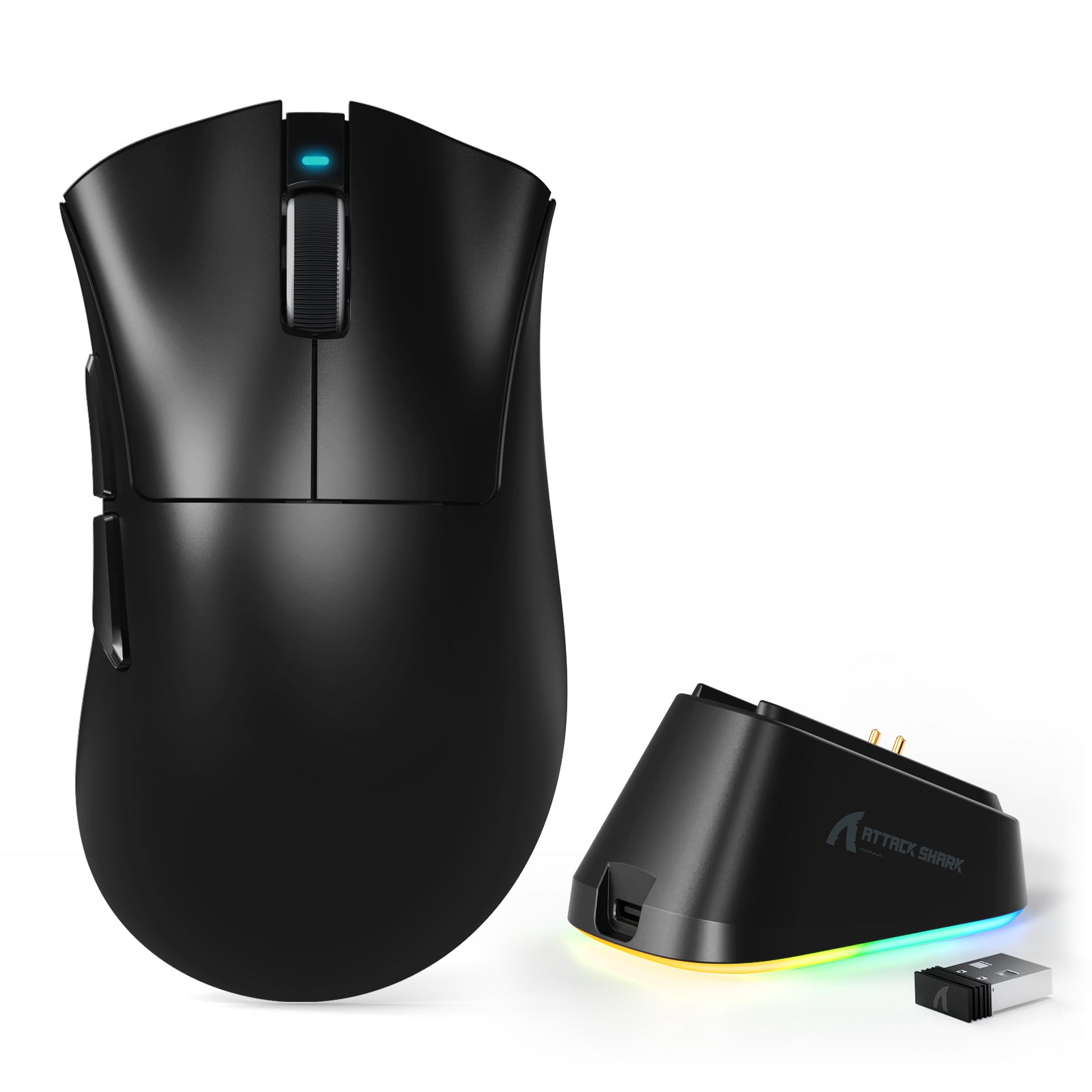 ATTACK SHARK V3PRO Ultra-Light Tri-Mode Gaming Mouse with Charging Dock