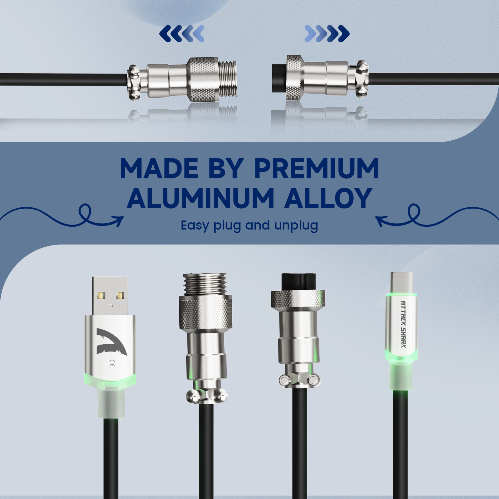 ATTACK SHARK X87 ULTRA Wireless Gaming Keyboard with 8KHz Receiver and RGB Coiled Cable