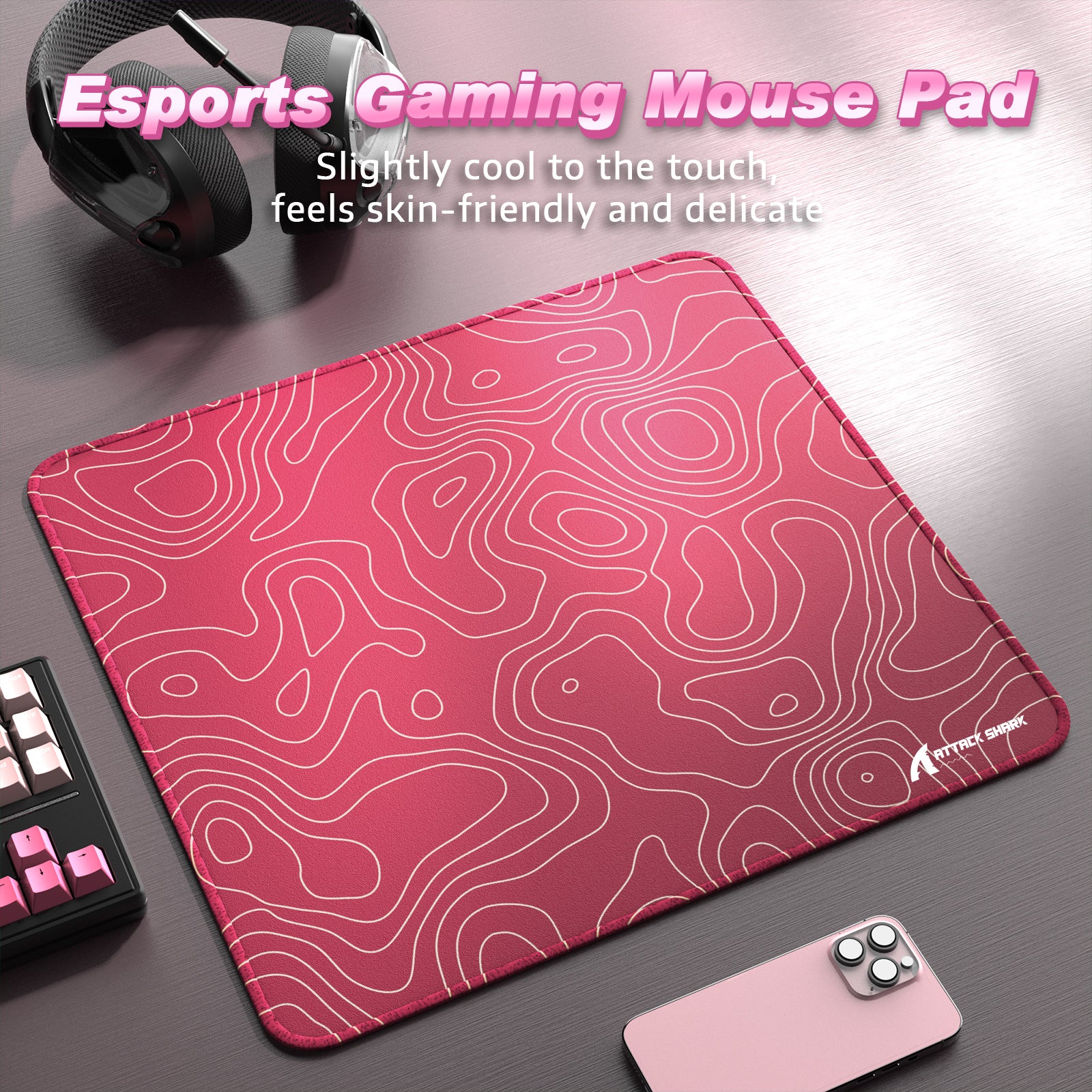 ATTACK SHARK CM02 eSport Gaming Mousepad (450x400x4 MM)