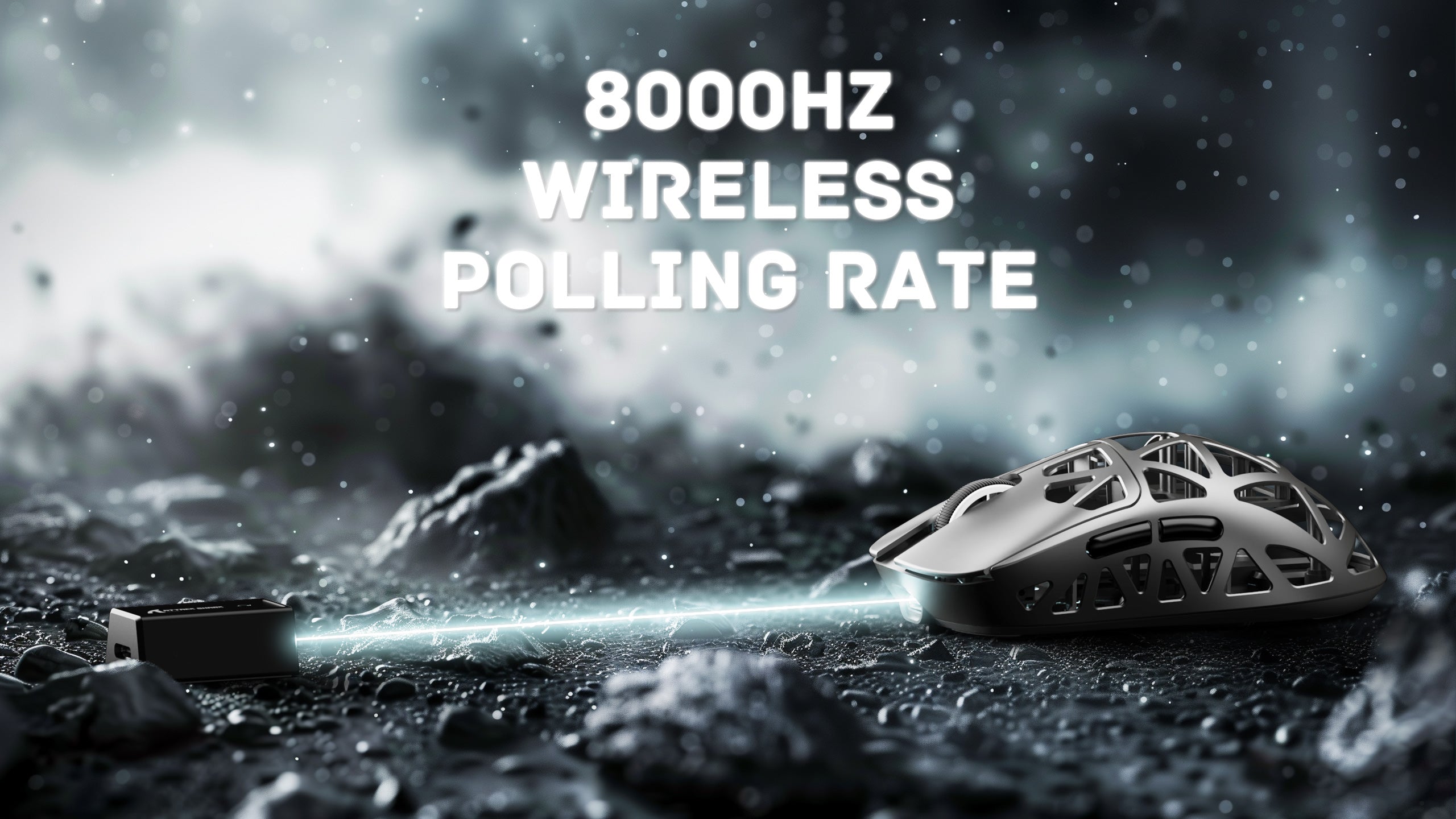 ATTACK SHARK R2 Magnesium Alloy PAW3950 Gaming Mouse 8K (Not Include the Charging Dock)