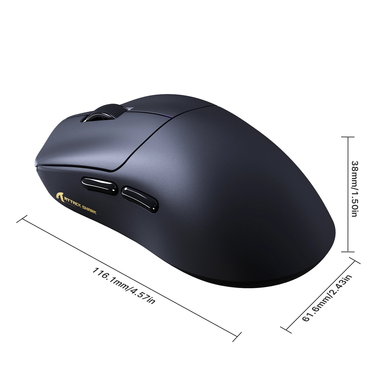 ATTACK SHARK F1 AIR 39g Wireless PAW3955MAX Gaming Mouse