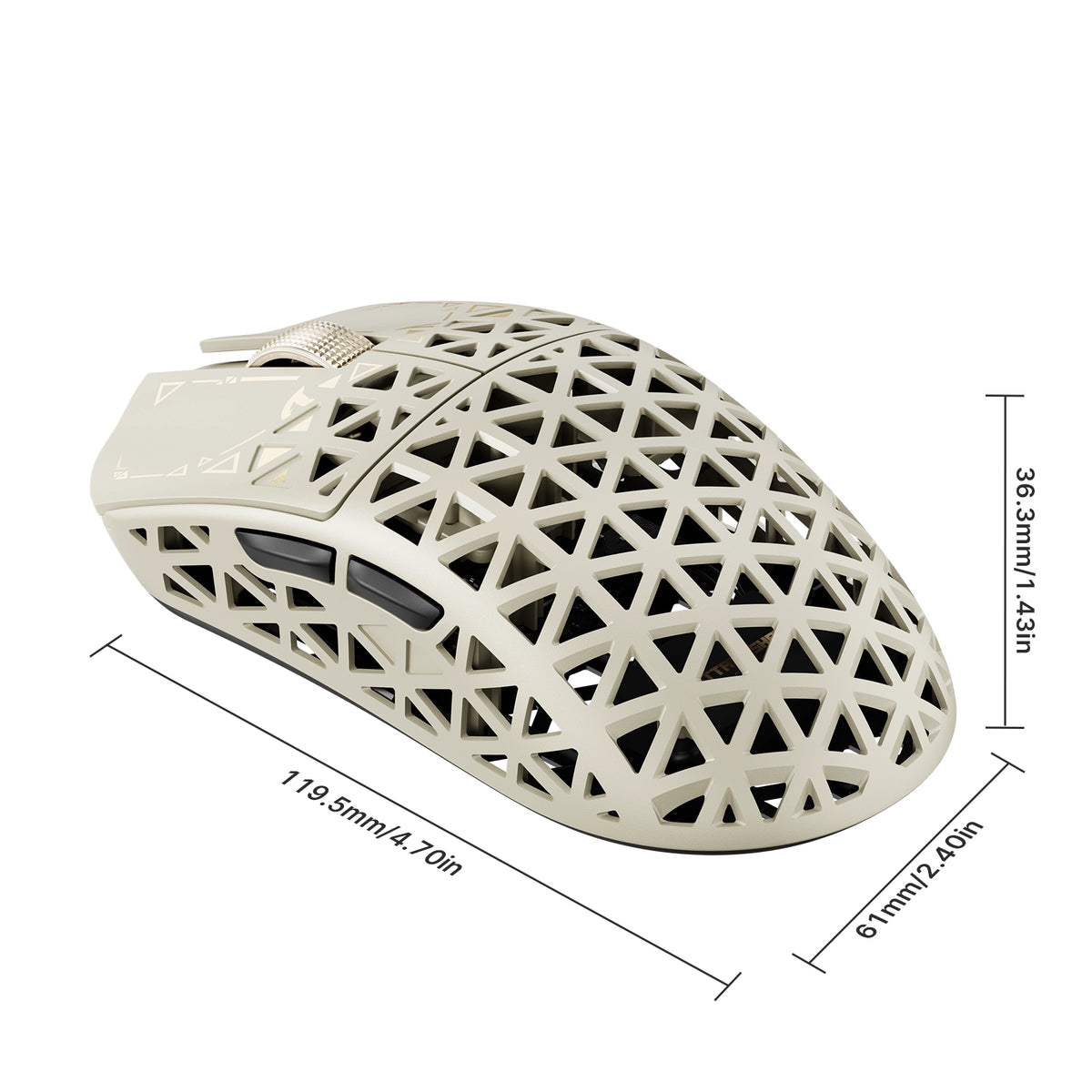 ATTACK SHARK R5 TURBO Carbon Fiber Wireless 8K Gaming Mouse