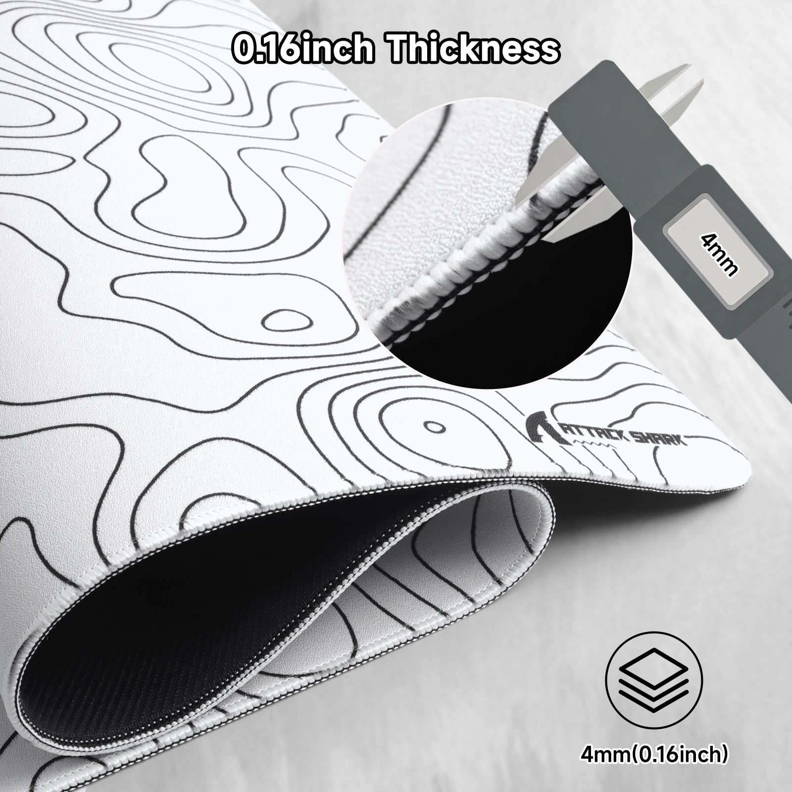 ATTACK SHARK CM02PRO eSport Gaming Mousepad (900x400x4 MM)