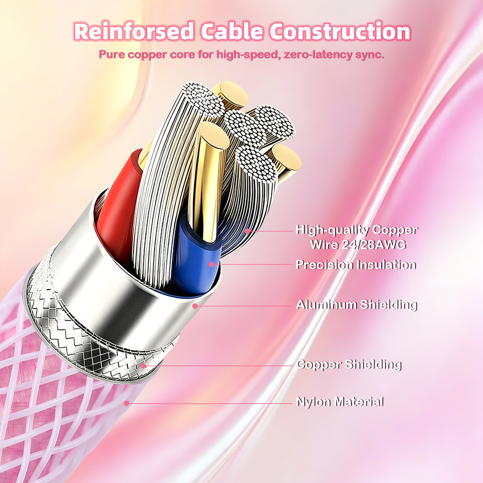 ATTACK SHARK C01ULTIMATE Coiled Cable for 8KHz Magnetic Keyboard
