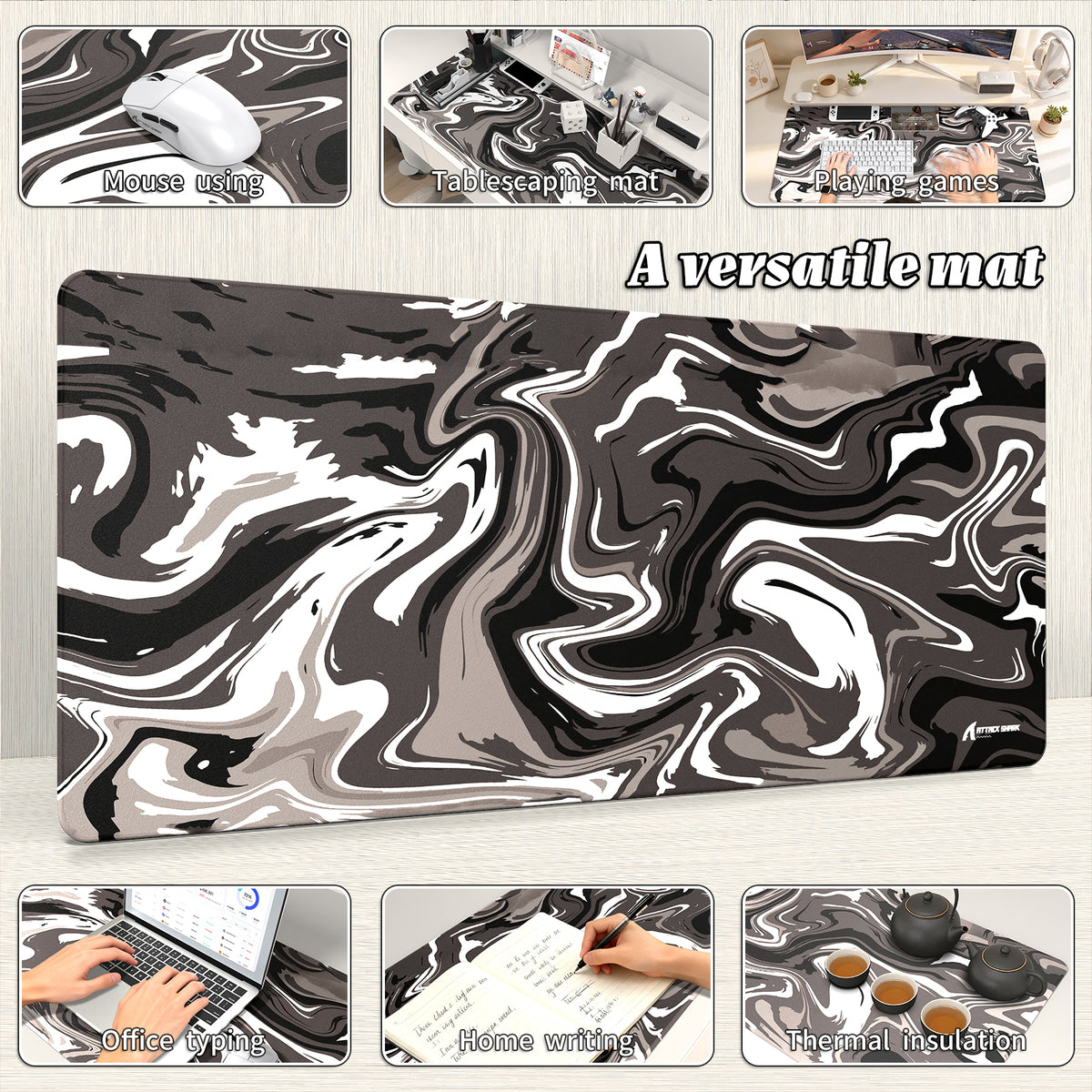 ATTACK SHARK CM02PRO eSport Gaming Mousepad (900x400x4 MM)