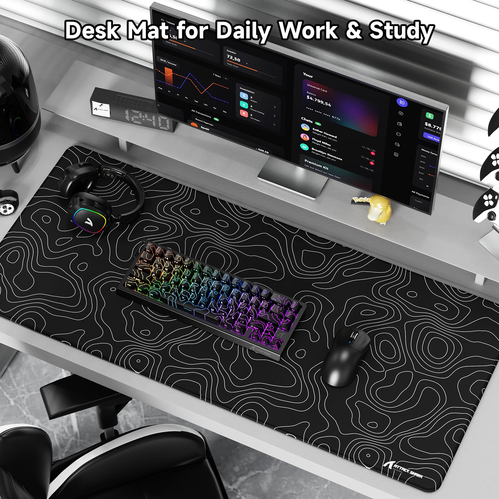 ATTACK SHARK CM02PRO eSport Gaming Mousepad (900x400x4 MM)