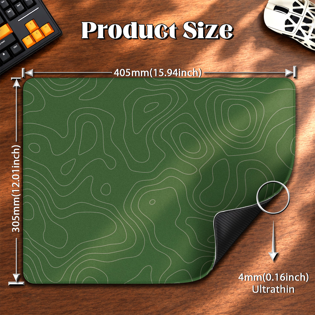 ATTACK SHARK CM02SE eSport Gaming Mousepad (405x305x4 MM)