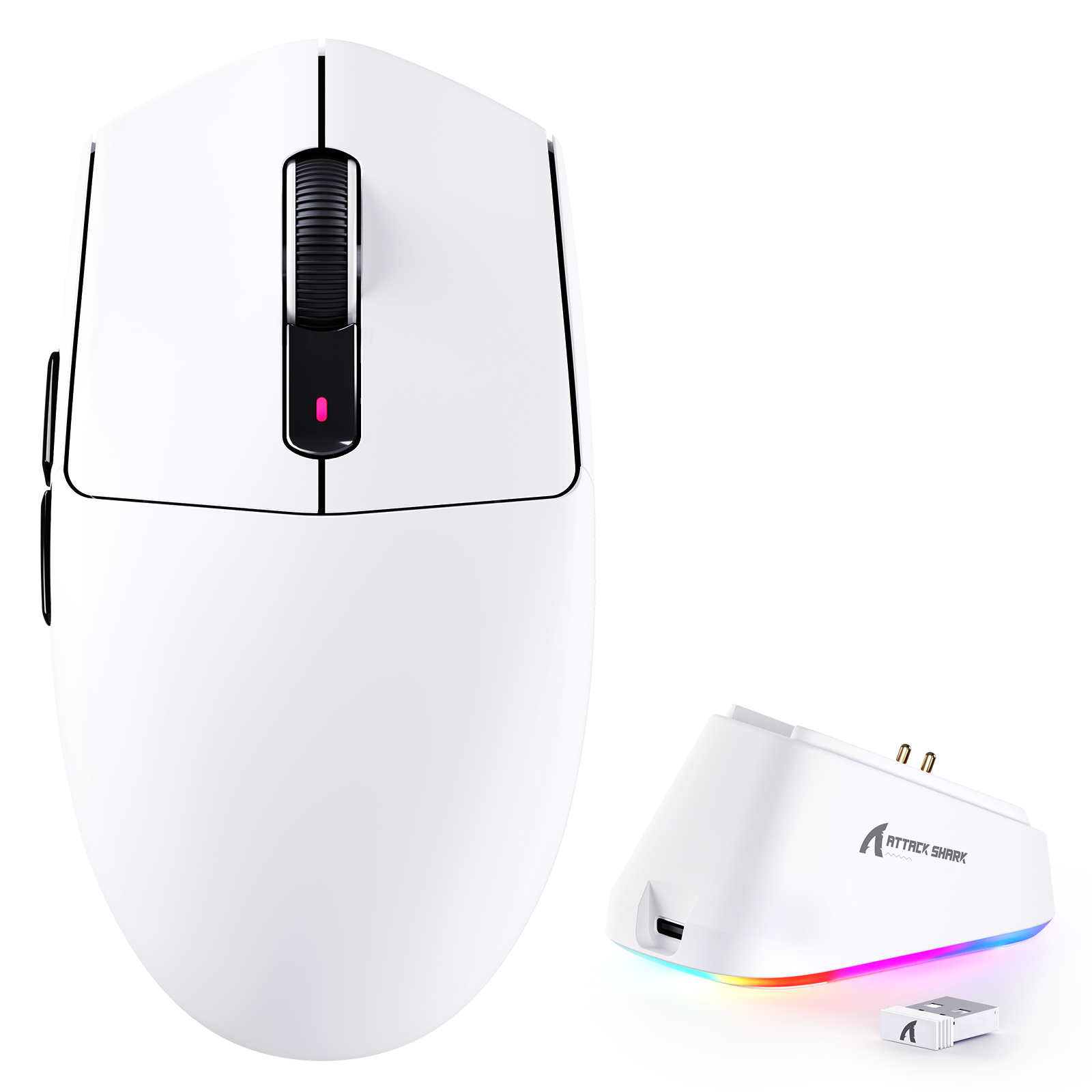 ATTACK SHARK G3PRO Tri-mode Wireless Gaming Mouse with Charge Dock 25000 DPI Ultra Lightweight