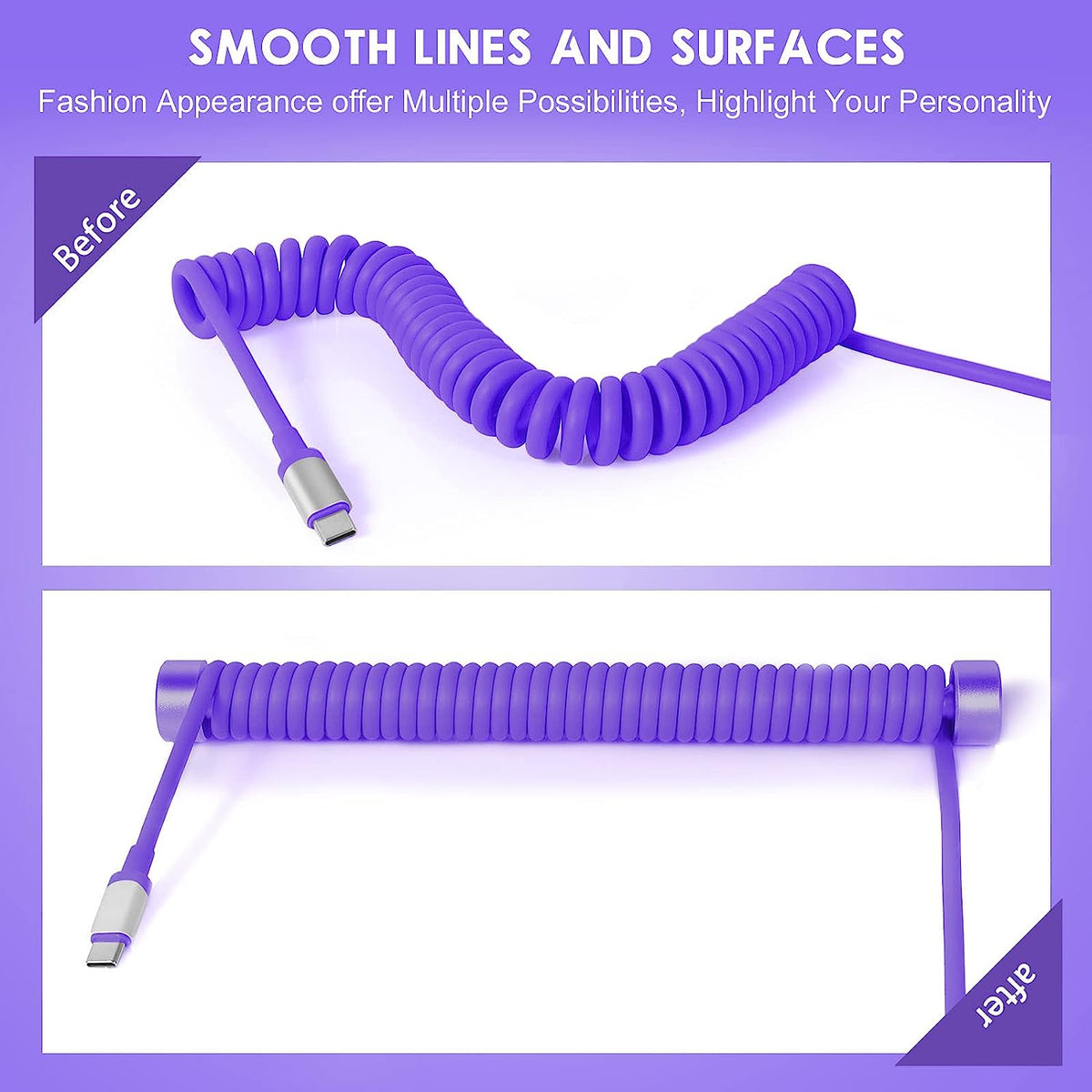 ATTACK SHARK RC01 Custom Winder Rod for Coiled USB C Cable