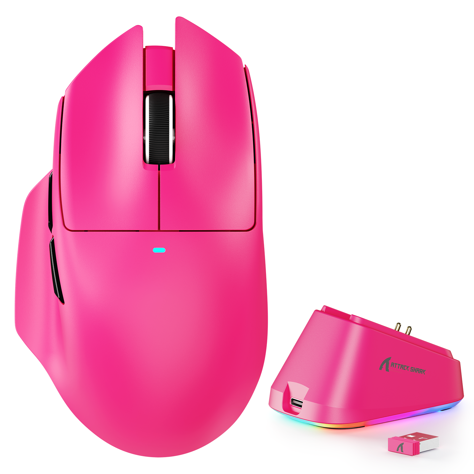 ATTACK SHARK V6 Ultra-Light Tri-Mode Gaming Mouse