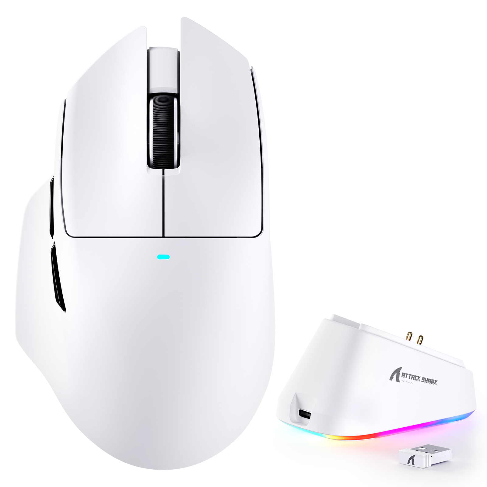 ATTACK SHARK V6 Ultra-Light Tri-Mode Gaming Mouse
