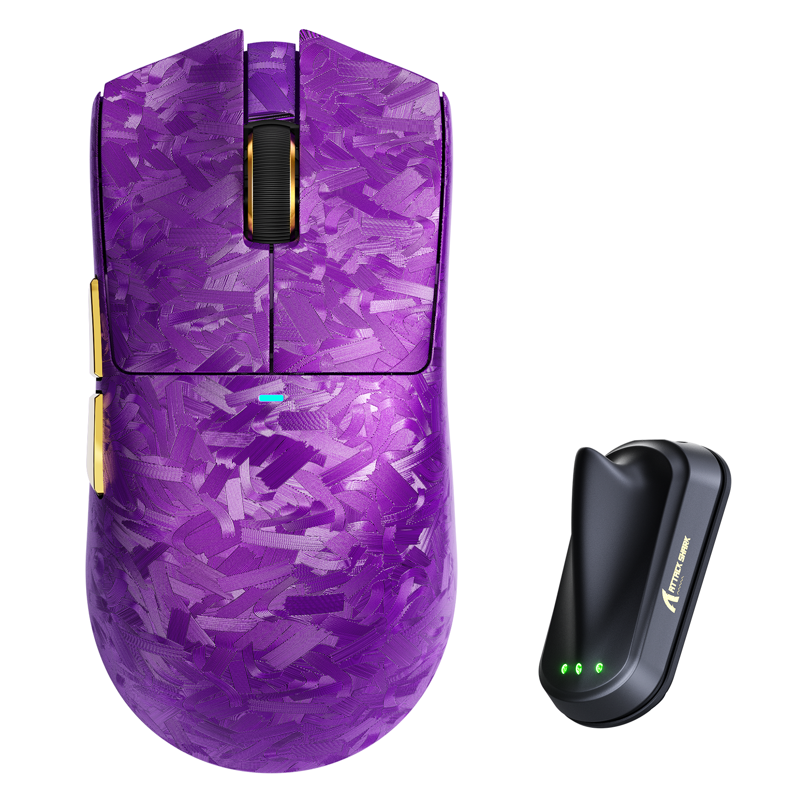 ATTACK SHARK X11 ULTRA Carbon Fiber Wireless 8K PAW3950MAX Gaming Mouse